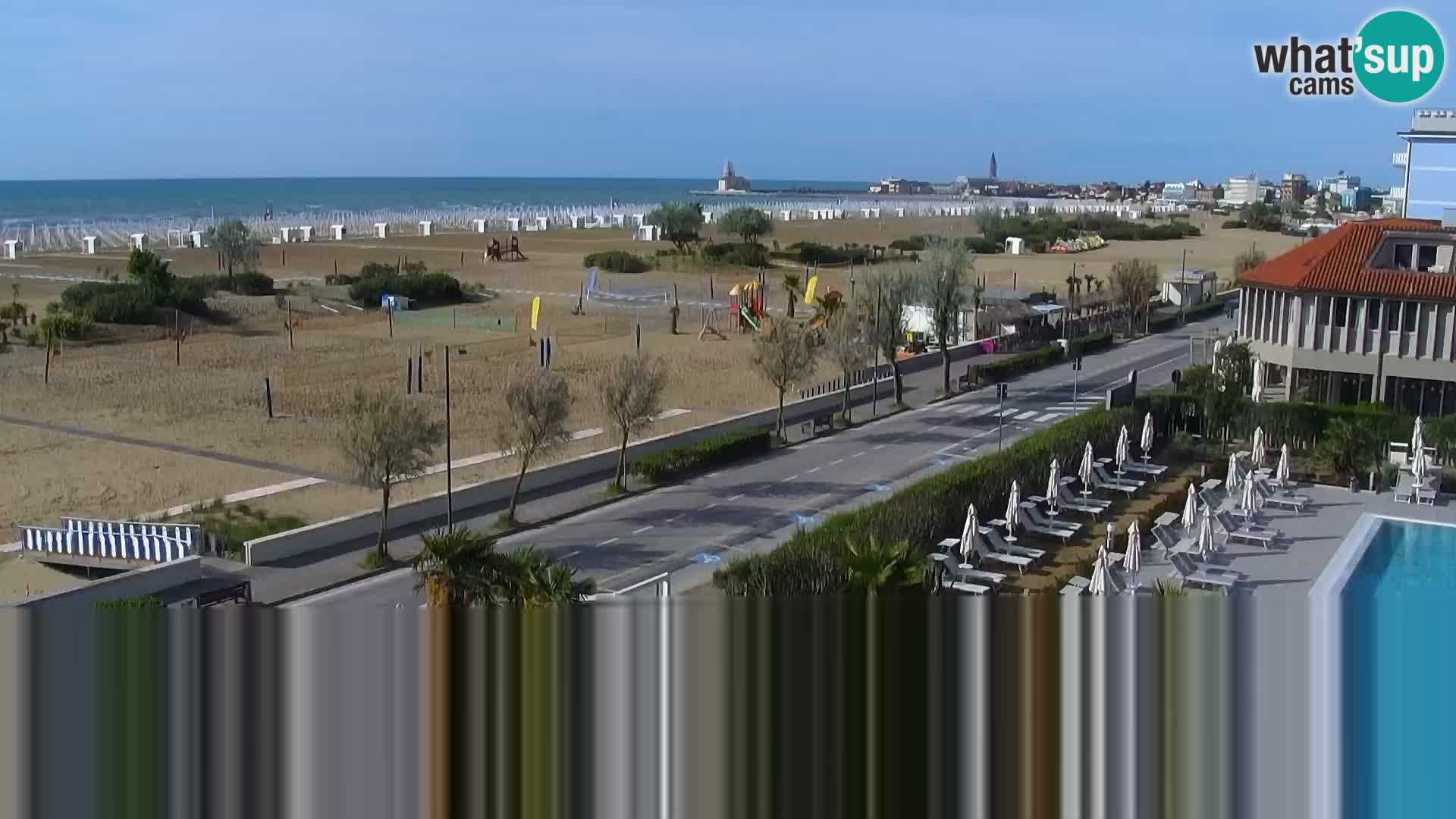 Webcam Caorle Strand Levante – Hotel Alexander