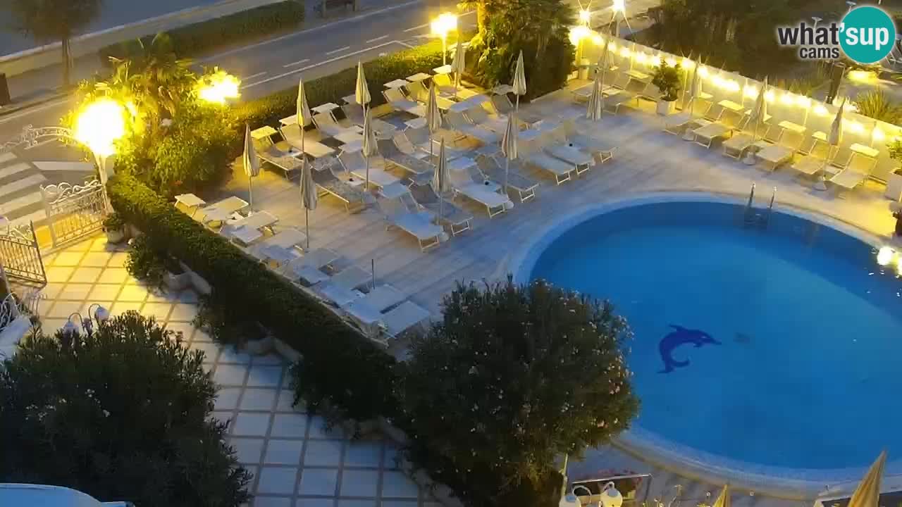 Caorle Oststrand webcam – Hotel Alexander – Levante