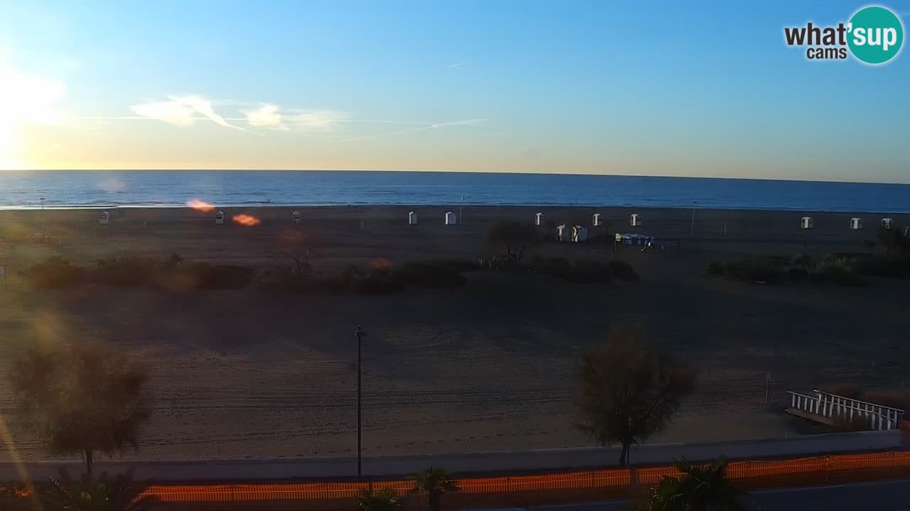 Caorle Oststrand webcam – Hotel Alexander – Levante