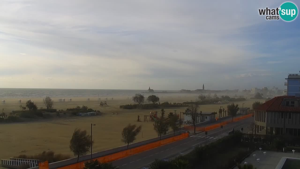 Caorle Oststrand webcam – Hotel Alexander – Levante