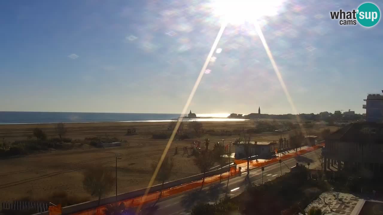 Caorle Oststrand webcam – Hotel Alexander – Levante