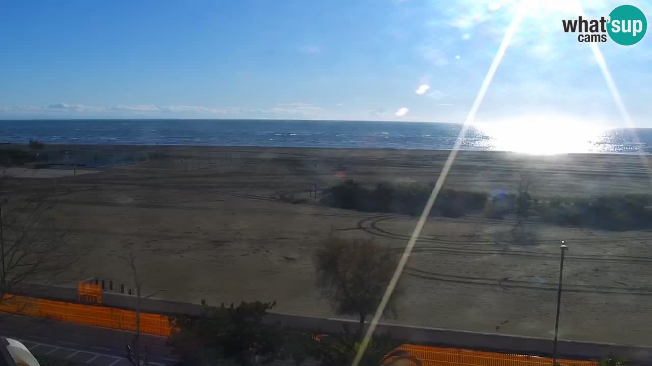 Caorle Oststrand webcam – Hotel Alexander – Levante