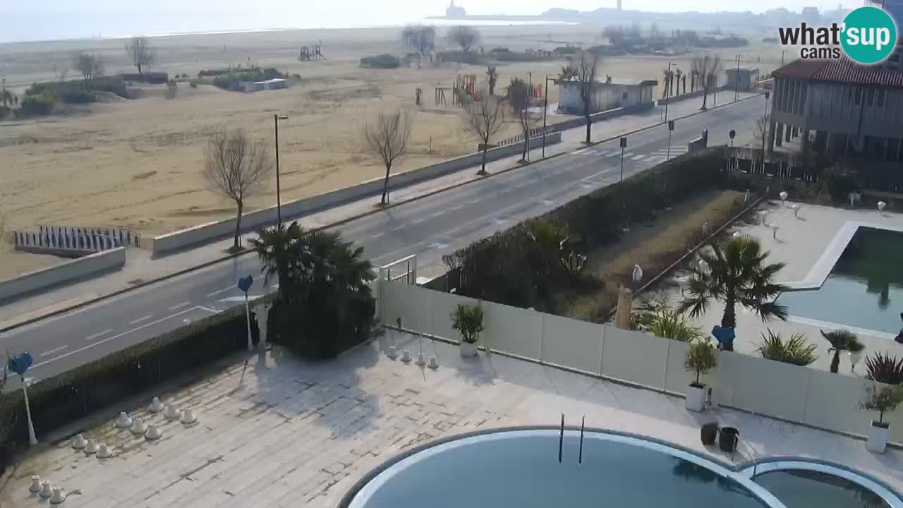 Caorle Oststrand webcam – Hotel Alexander – Levante