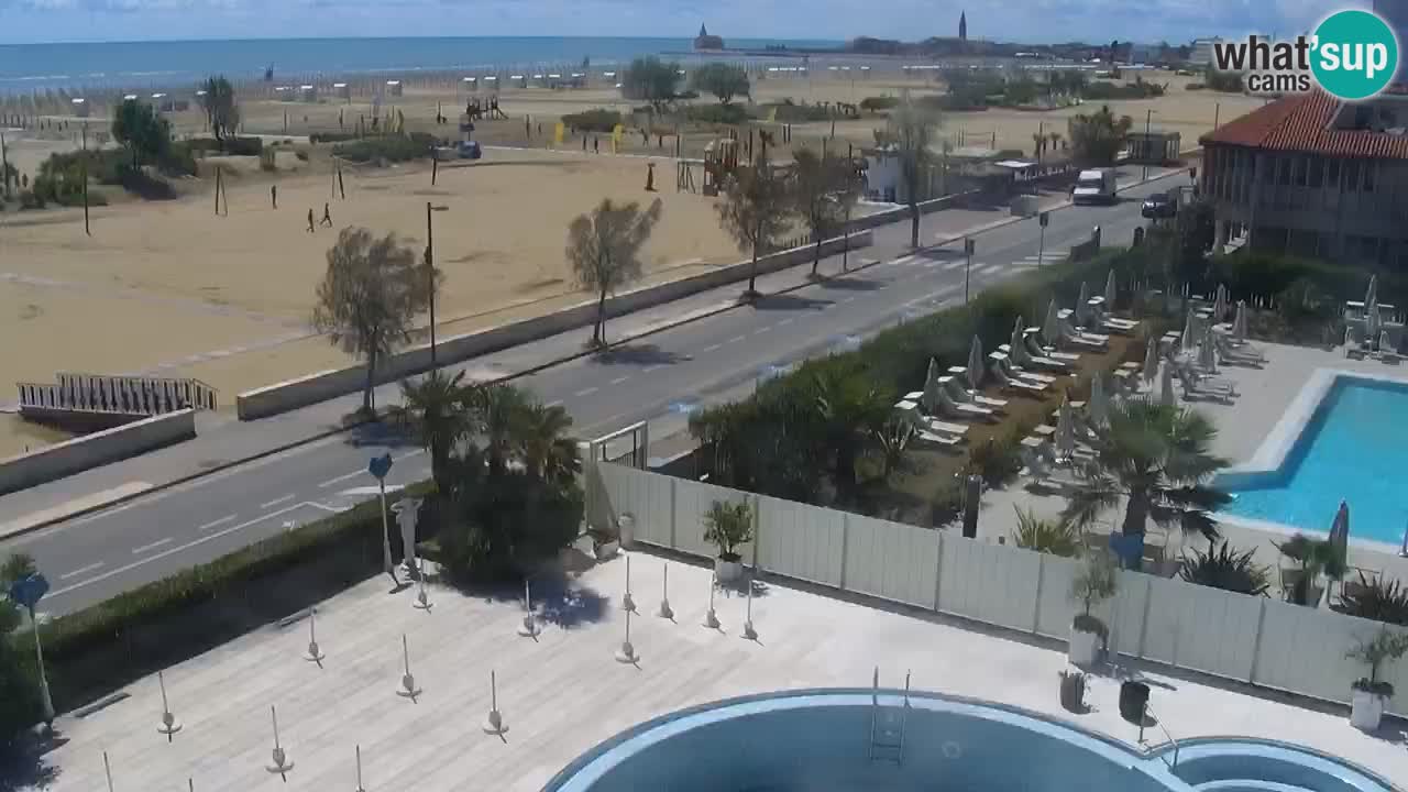 Caorle Plaža Levante spletna kamera – Hotel Alexander