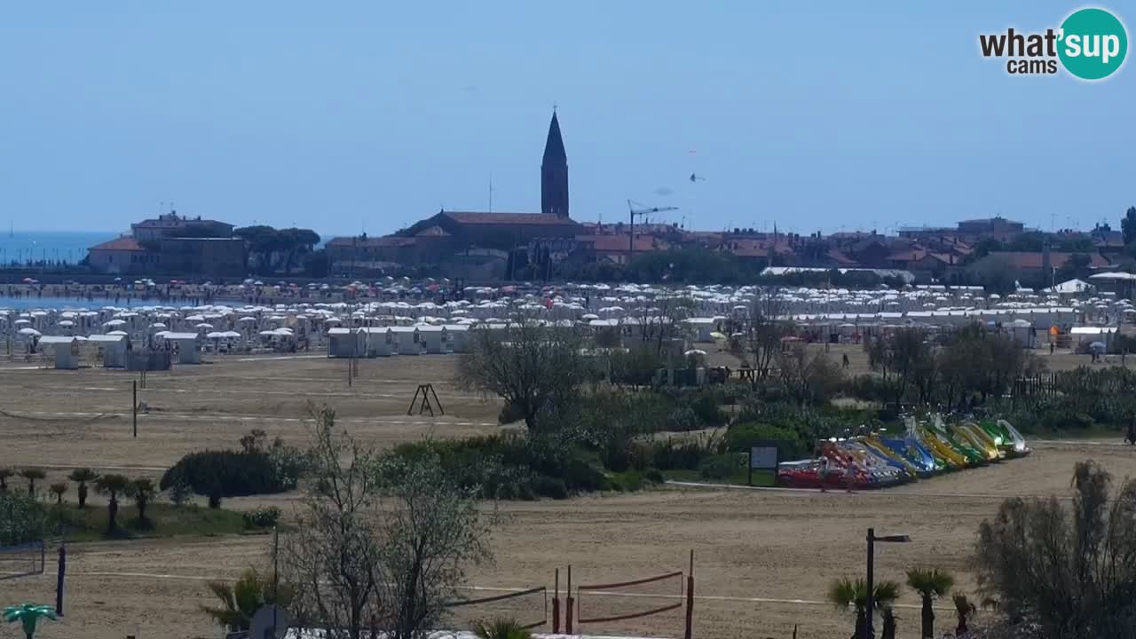 Caorle Levante beach webcam – Hotel Alexander