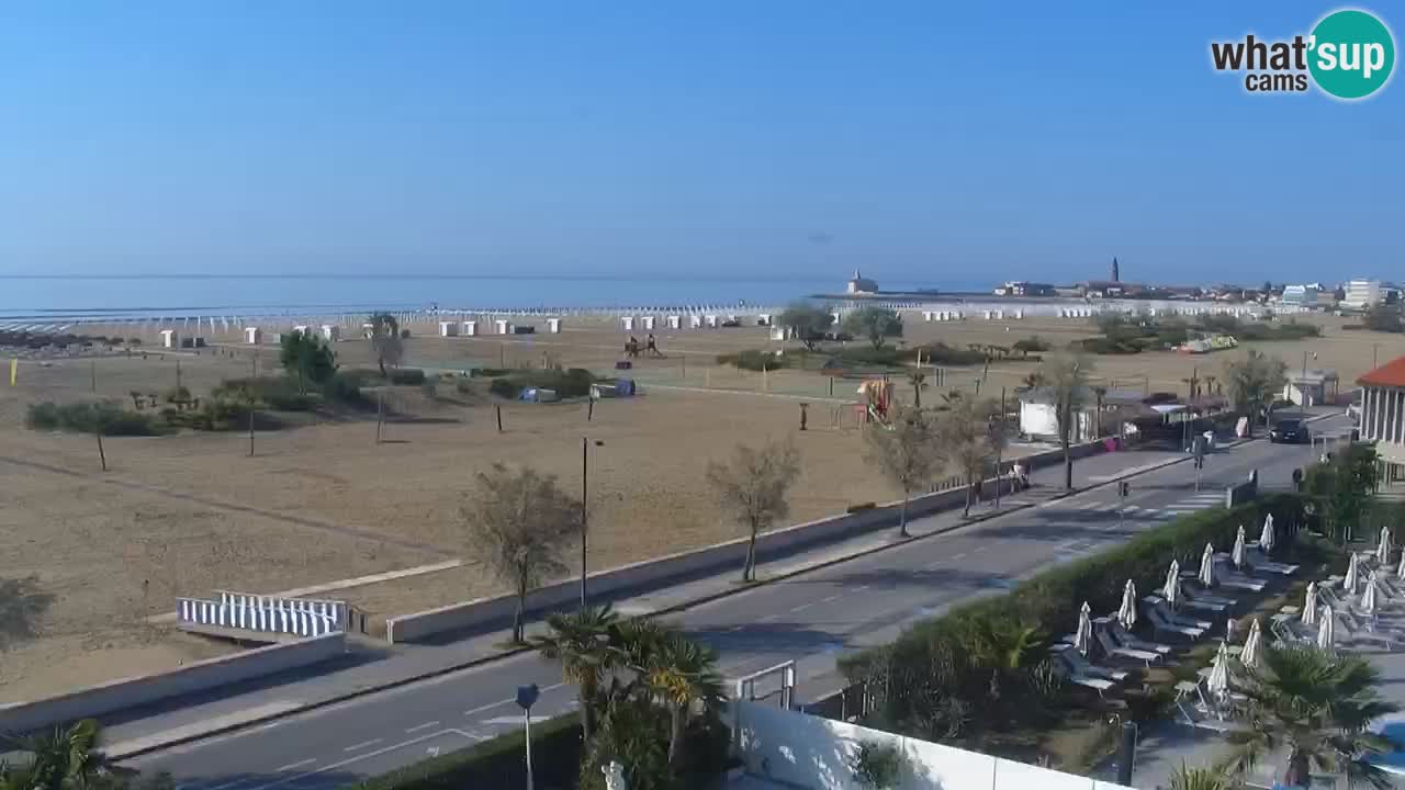 Caorle Oststrand webcam – Hotel Alexander – Levante