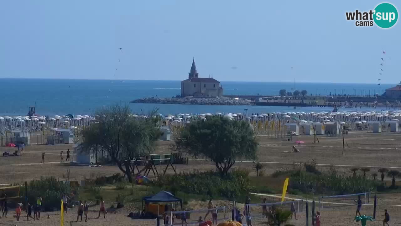Caorle Levante beach webcam – Hotel Alexander