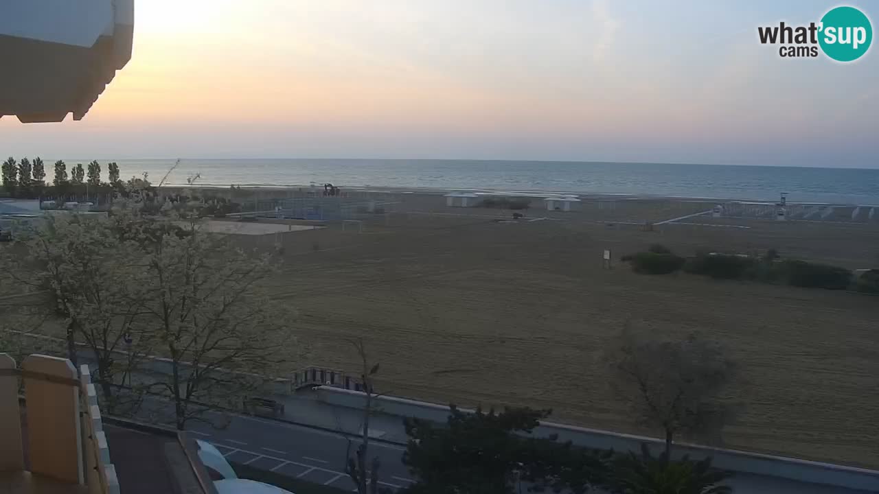 Caorle Oststrand webcam – Hotel Alexander – Levante