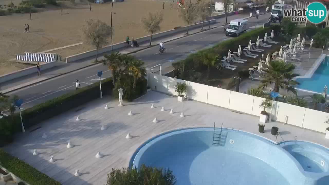 Caorle Levante beach webcam – Hotel Alexander