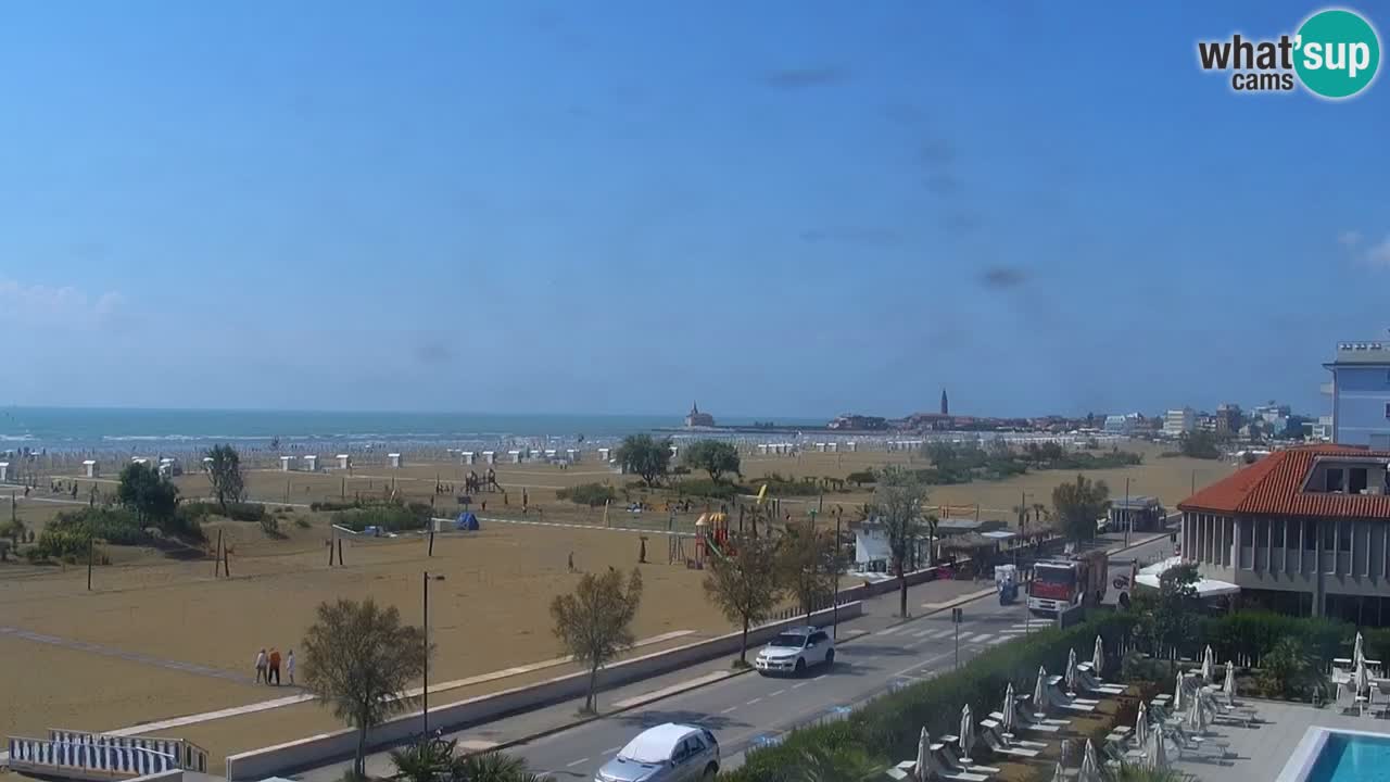 Caorle Plaža Levante spletna kamera – Hotel Alexander