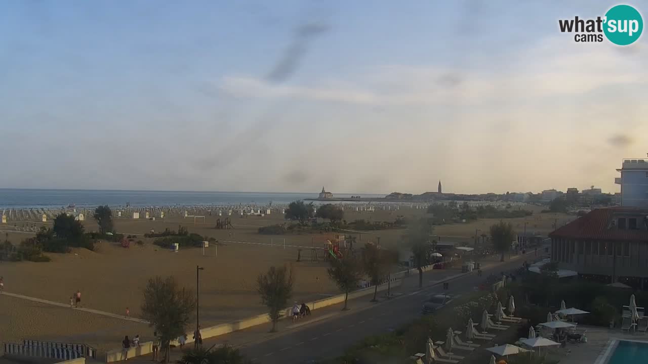 Caorle Levante beach webcam – Hotel Alexander