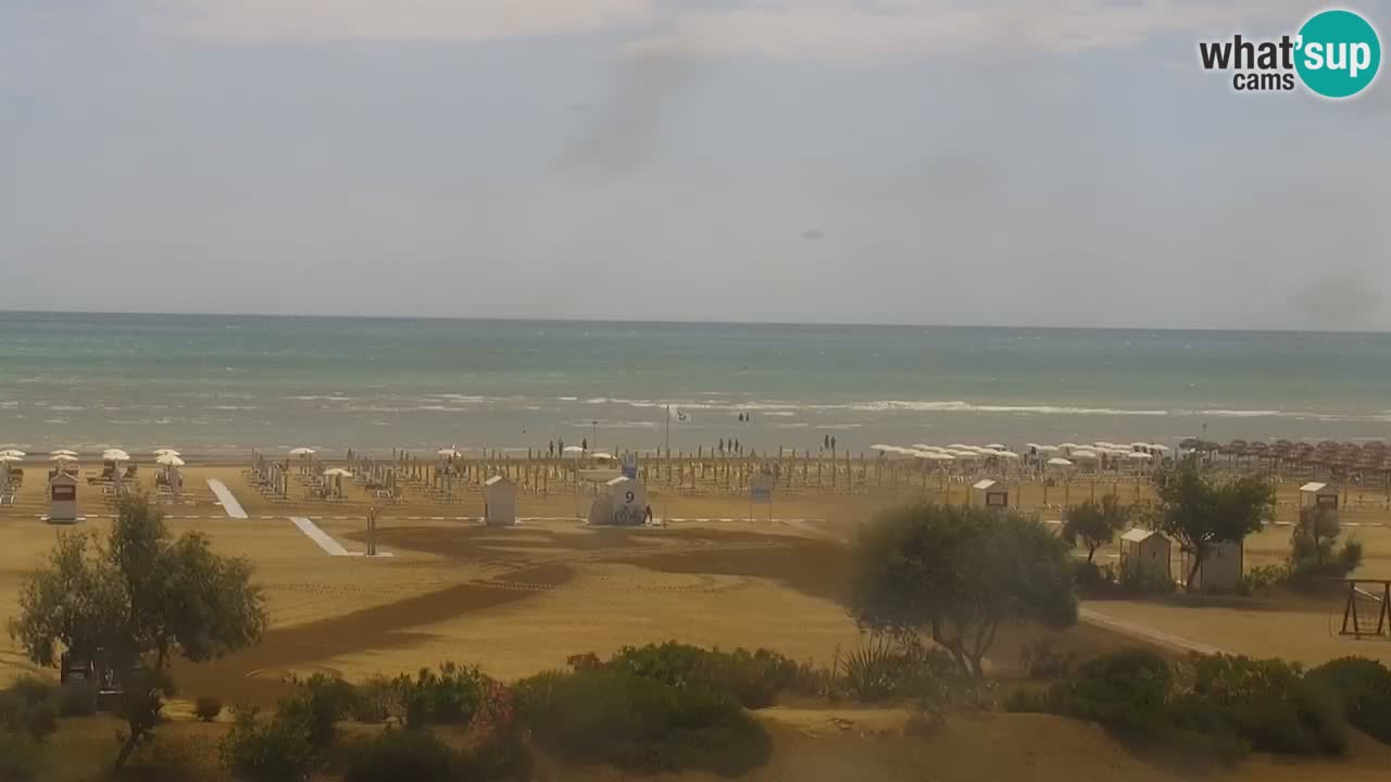 Caorle Levante beach webcam – Hotel Alexander