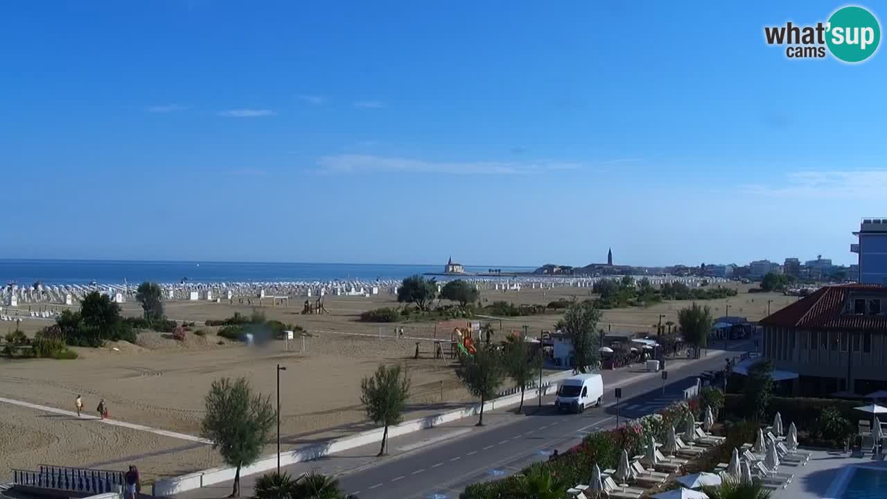 Caorle Levante beach webcam – Hotel Alexander