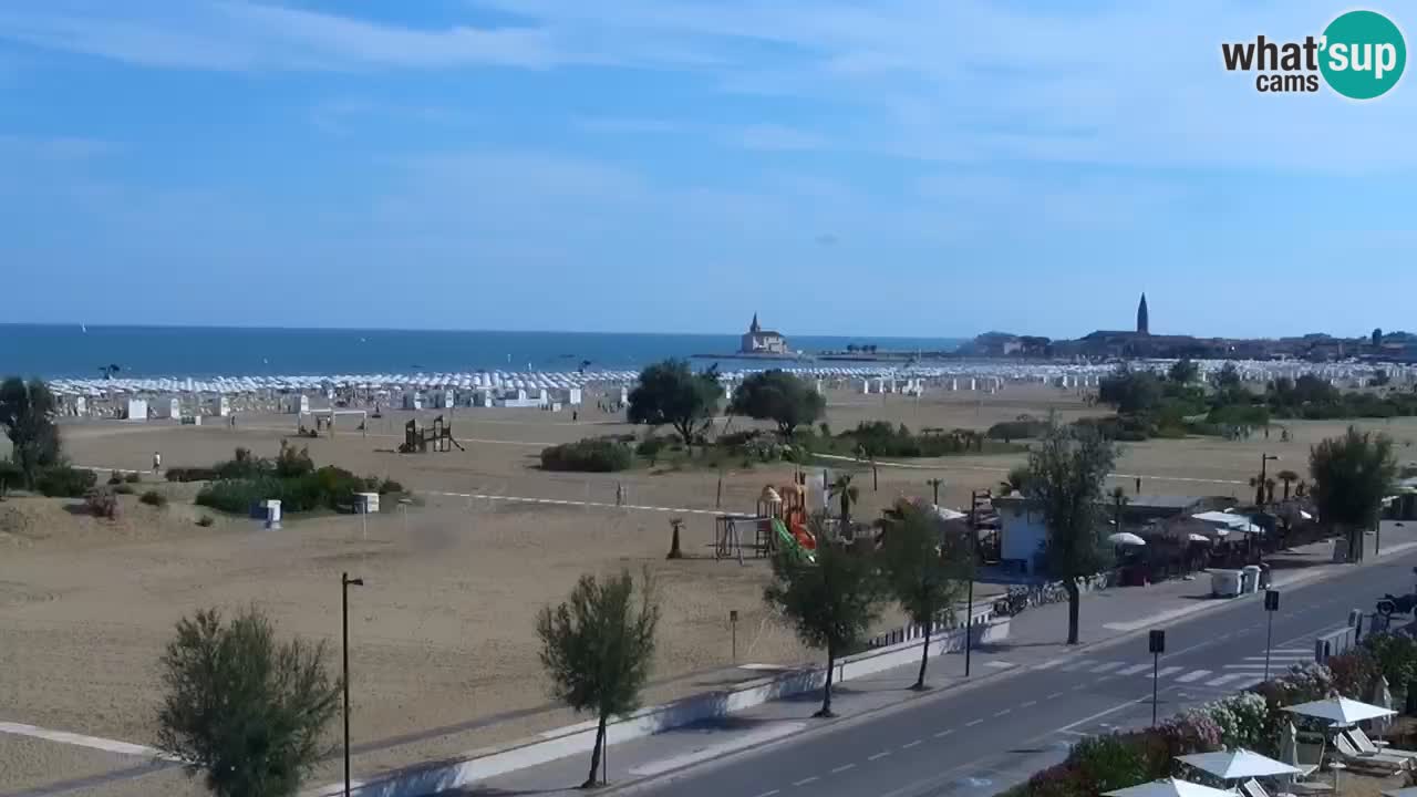 Caorle Levante beach webcam – Hotel Alexander