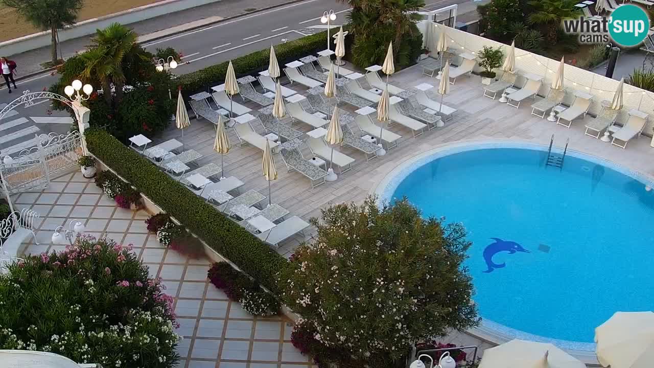 Caorle Oststrand webcam – Hotel Alexander – Levante