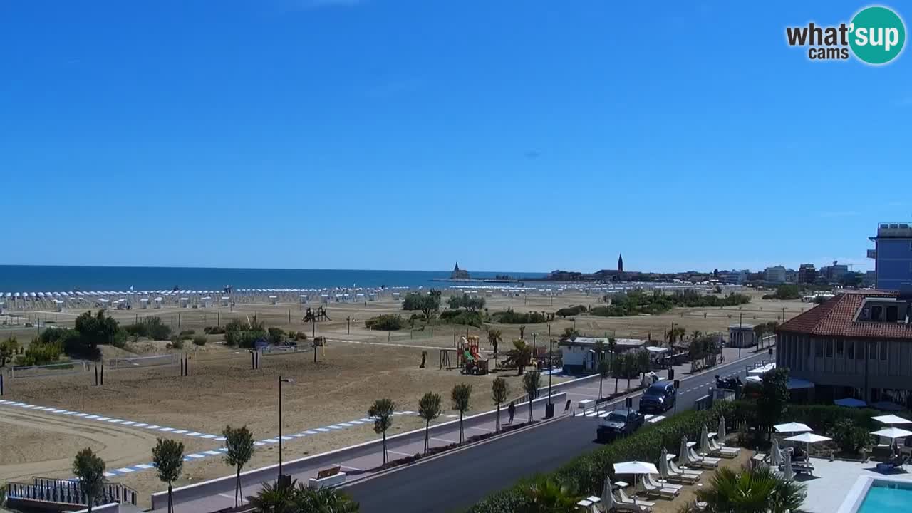 Caorle Plaža Levante spletna kamera – Hotel Alexander