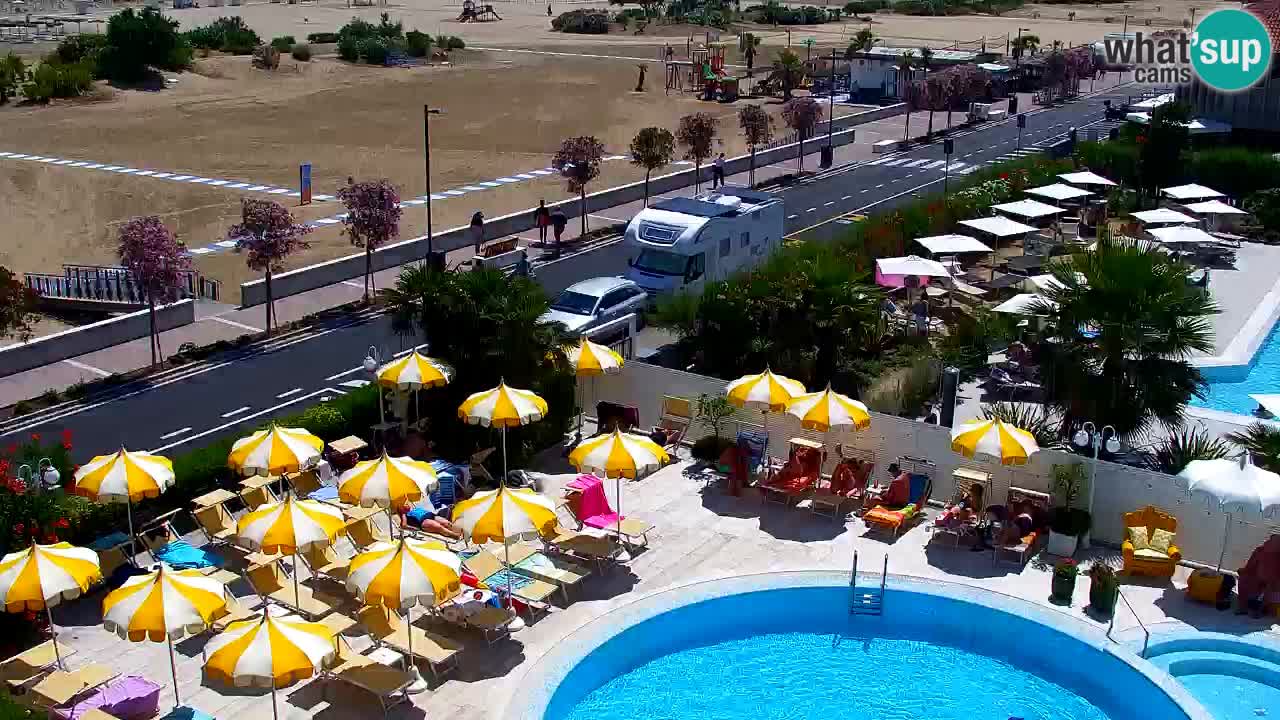 Caorle Oststrand webcam – Hotel Alexander – Levante