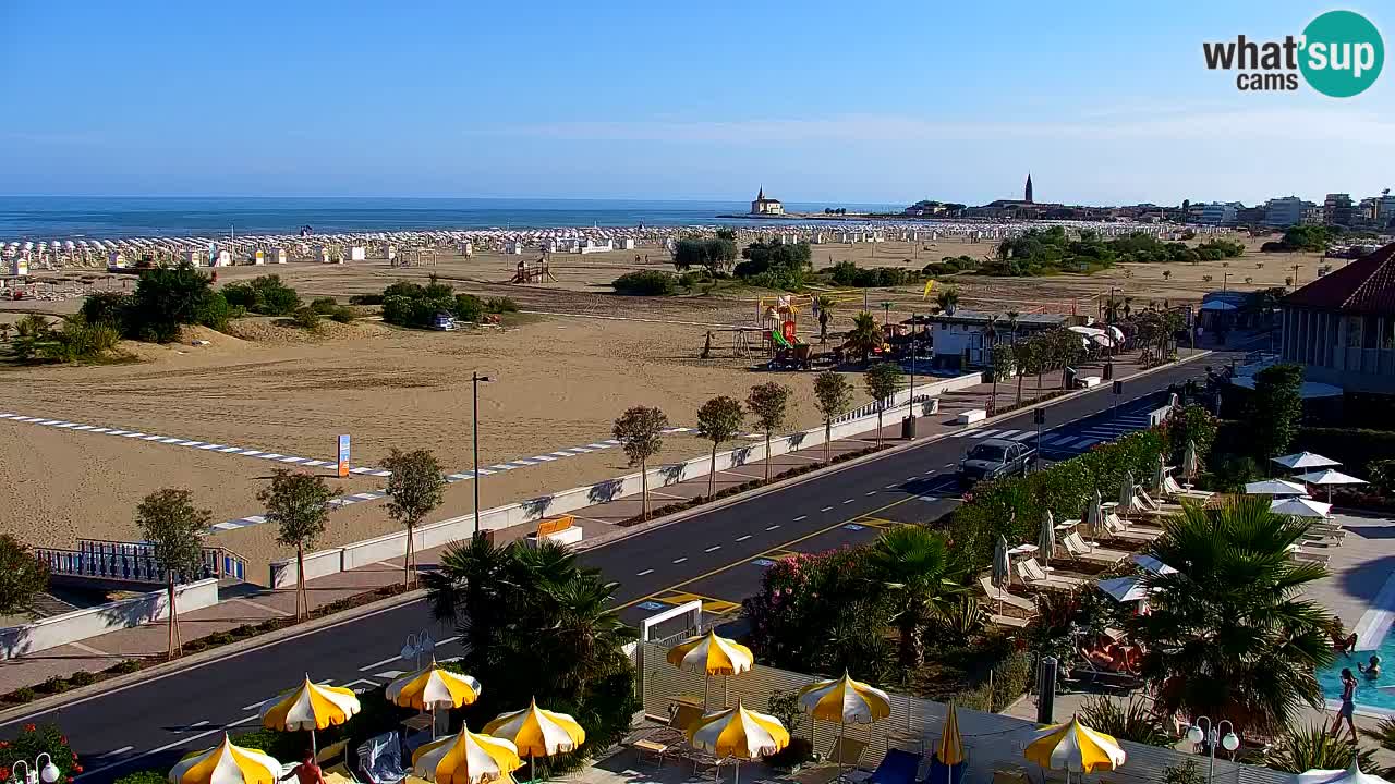Caorle Levante beach webcam – Hotel Alexander