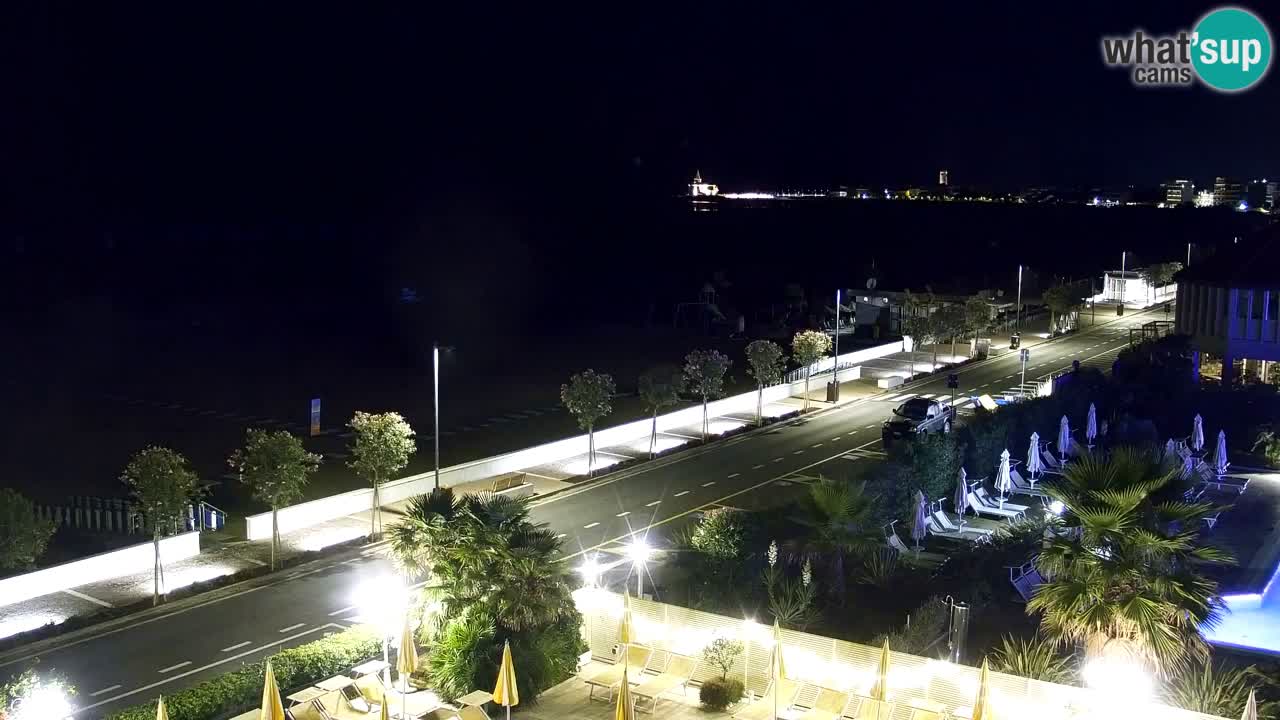 Caorle Oststrand webcam – Hotel Alexander – Levante