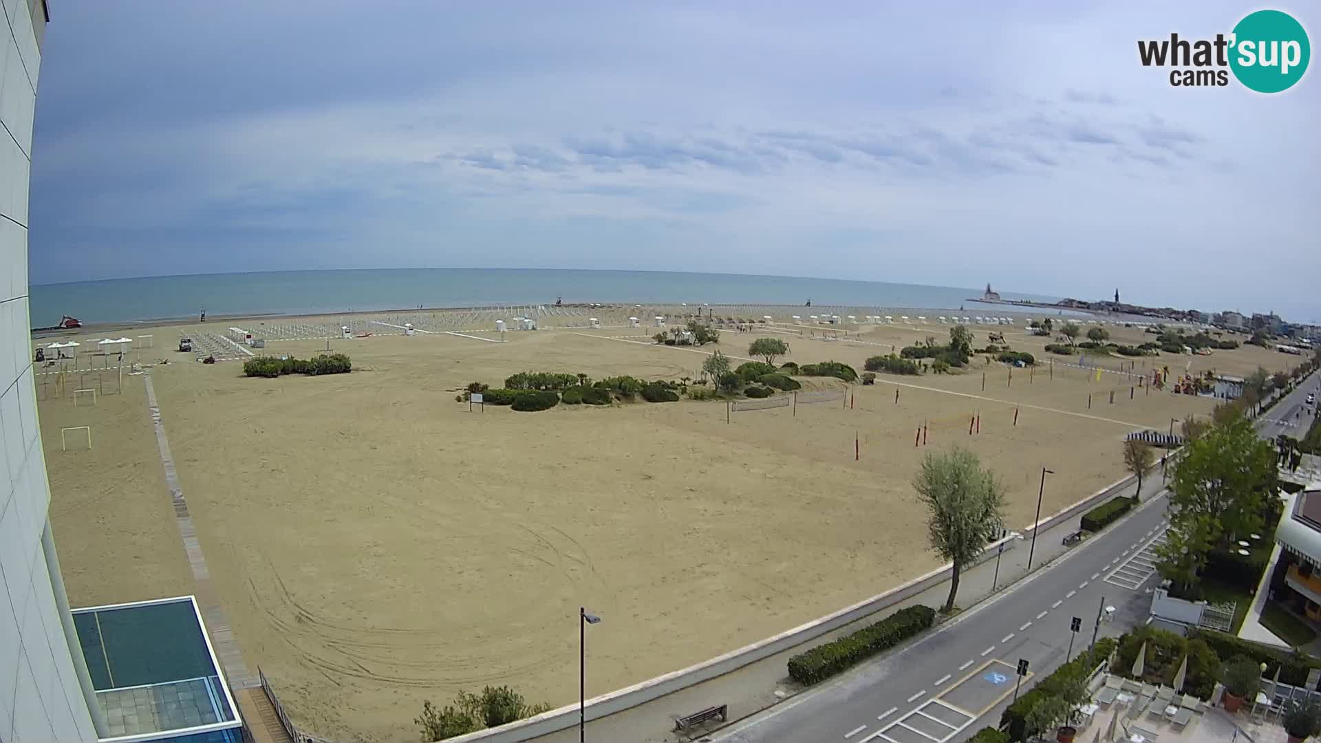 Hotel Panoramic dal vivo Caorle spiaggia Levante webcam