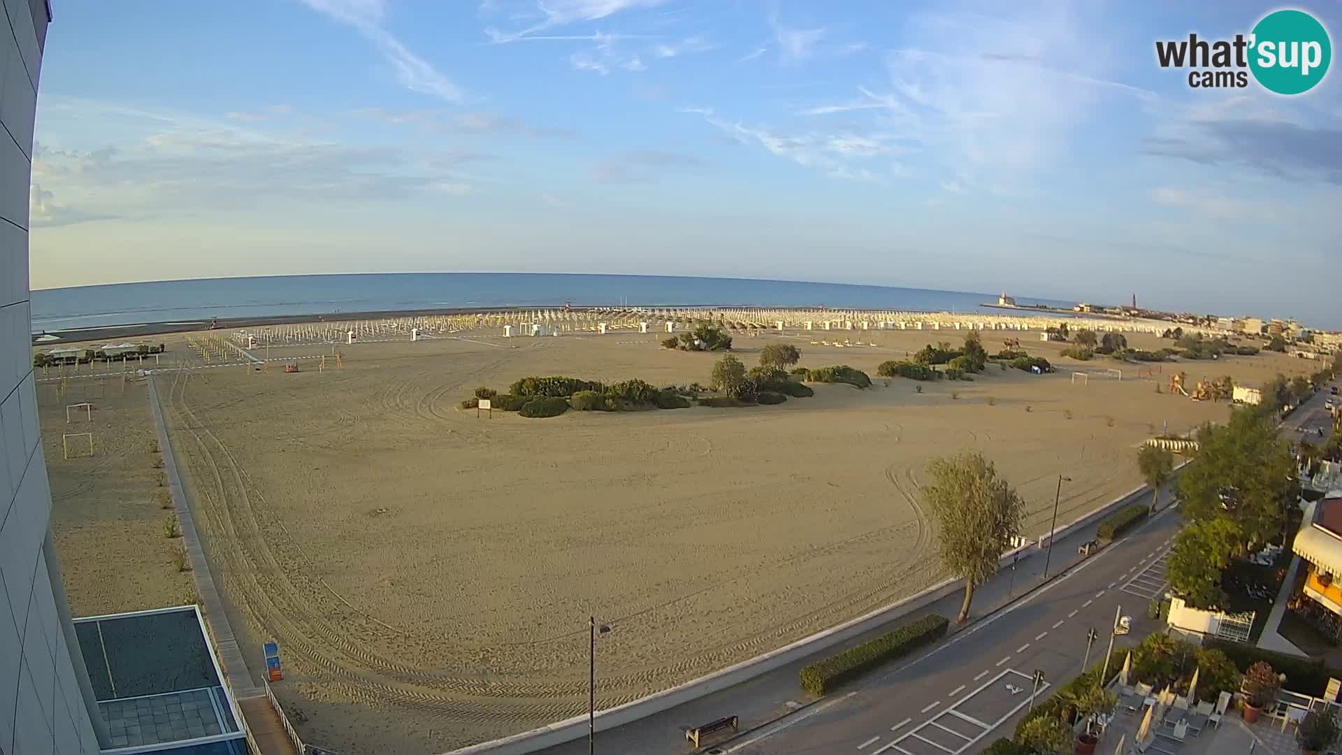 Hotel Panoramic v živo Caorle plaža Levante spletna kamera – Italija