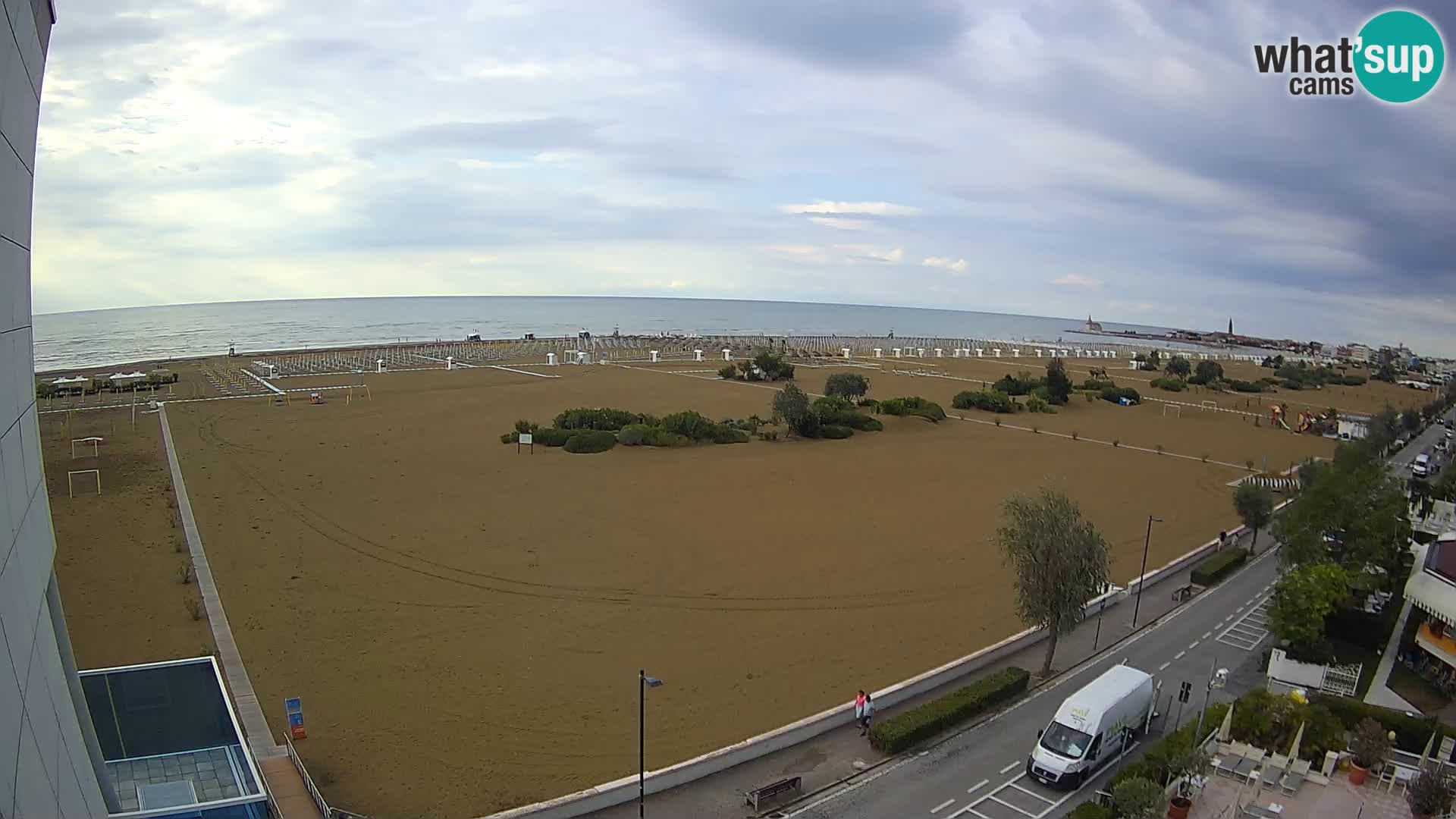 Hotel Panoramic v živo Caorle plaža Levante spletna kamera – Italija