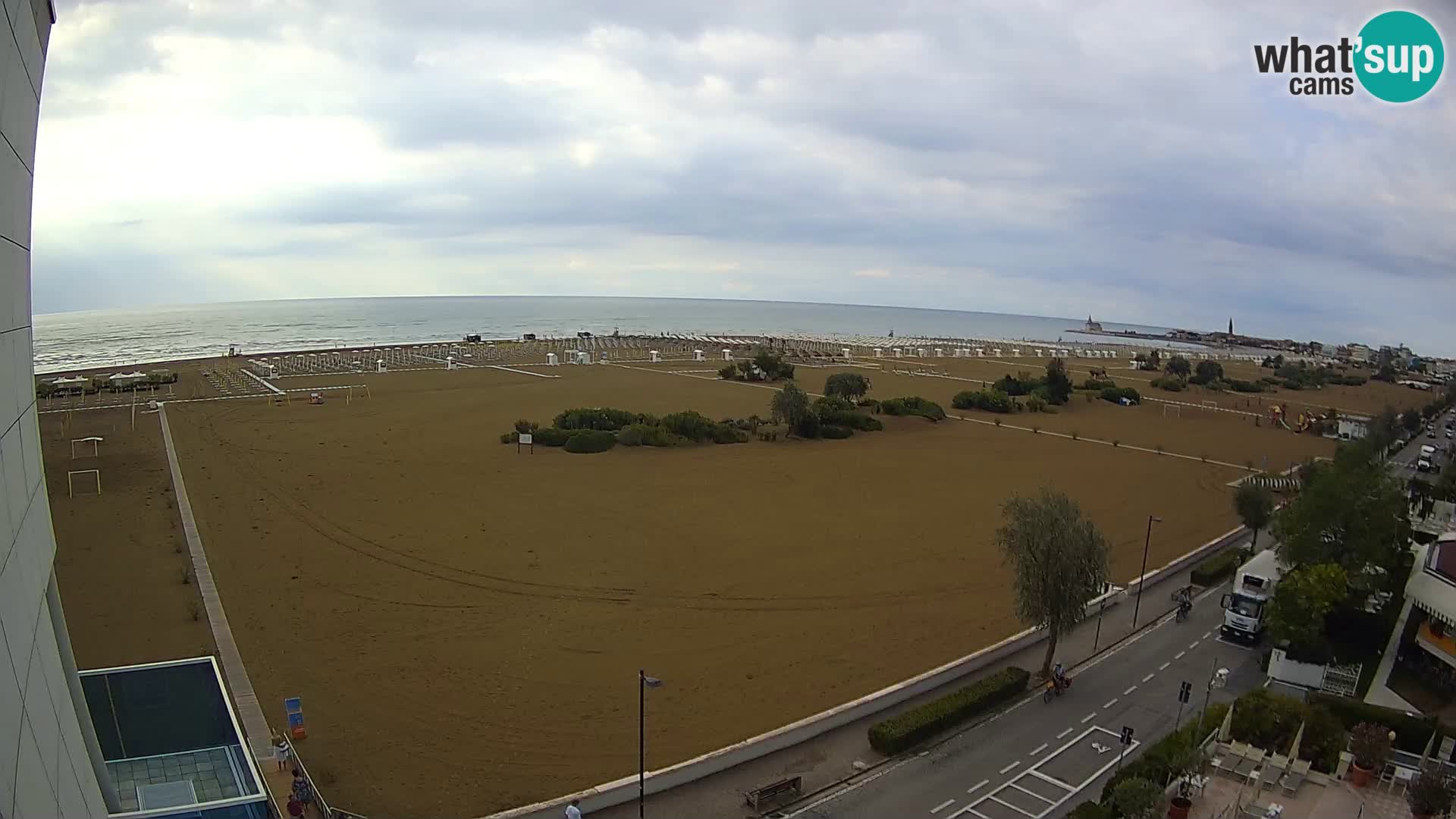 Hotel Panoramic v živo Caorle plaža Levante spletna kamera – Italija