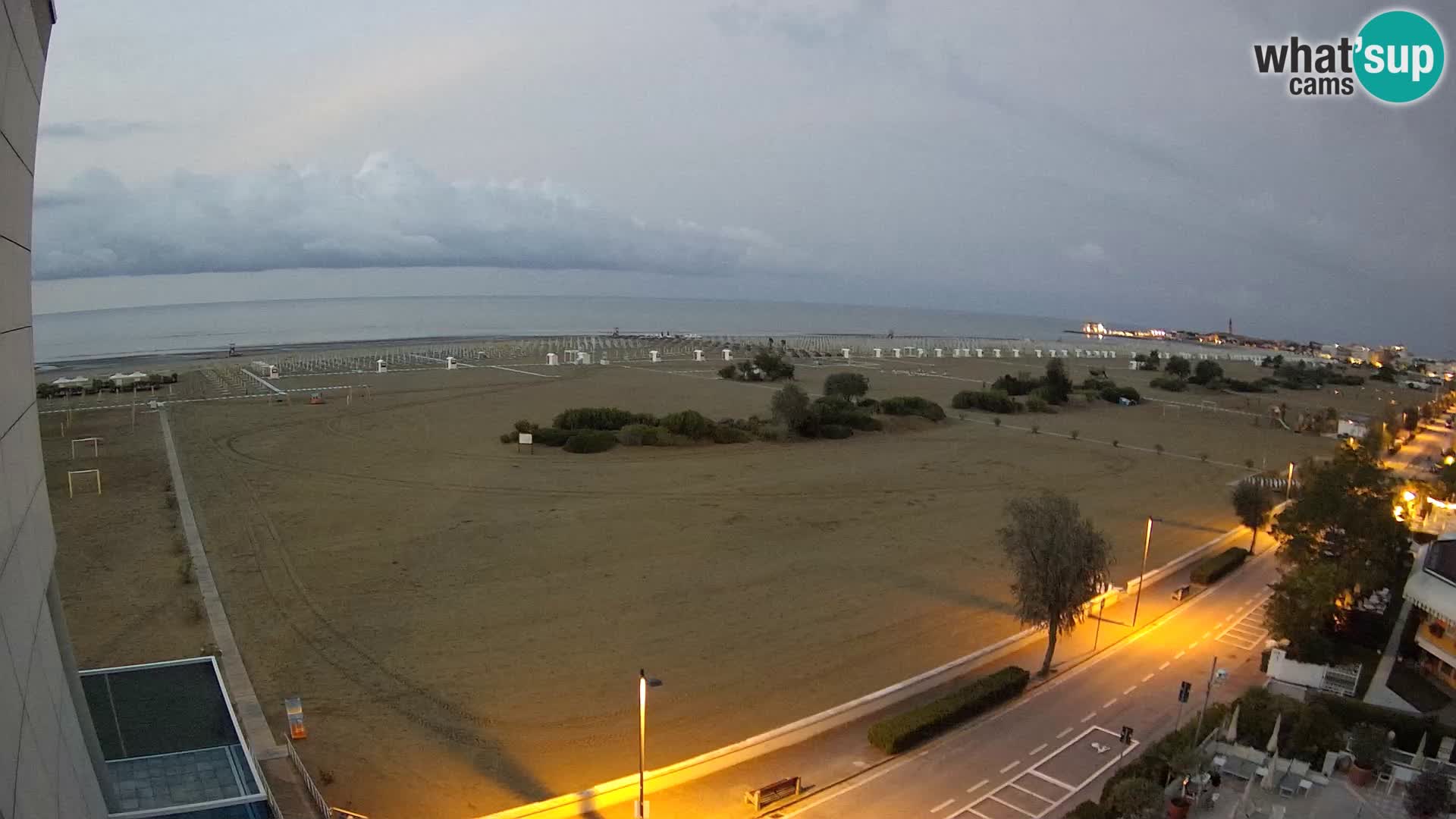 Hotel Panoramic v živo Caorle plaža Levante spletna kamera – Italija