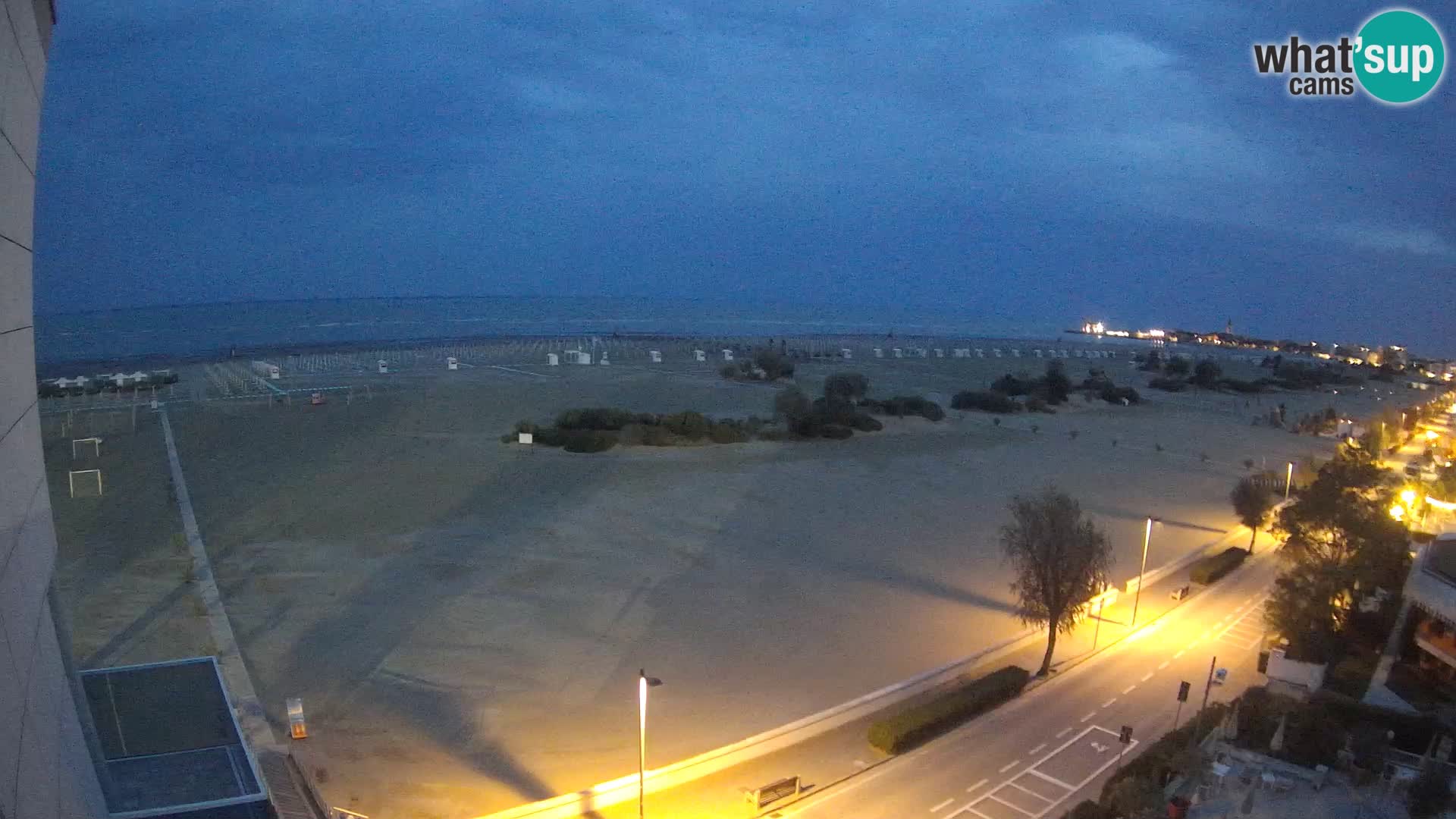 Hotel Panoramic v živo Caorle plaža Levante spletna kamera – Italija