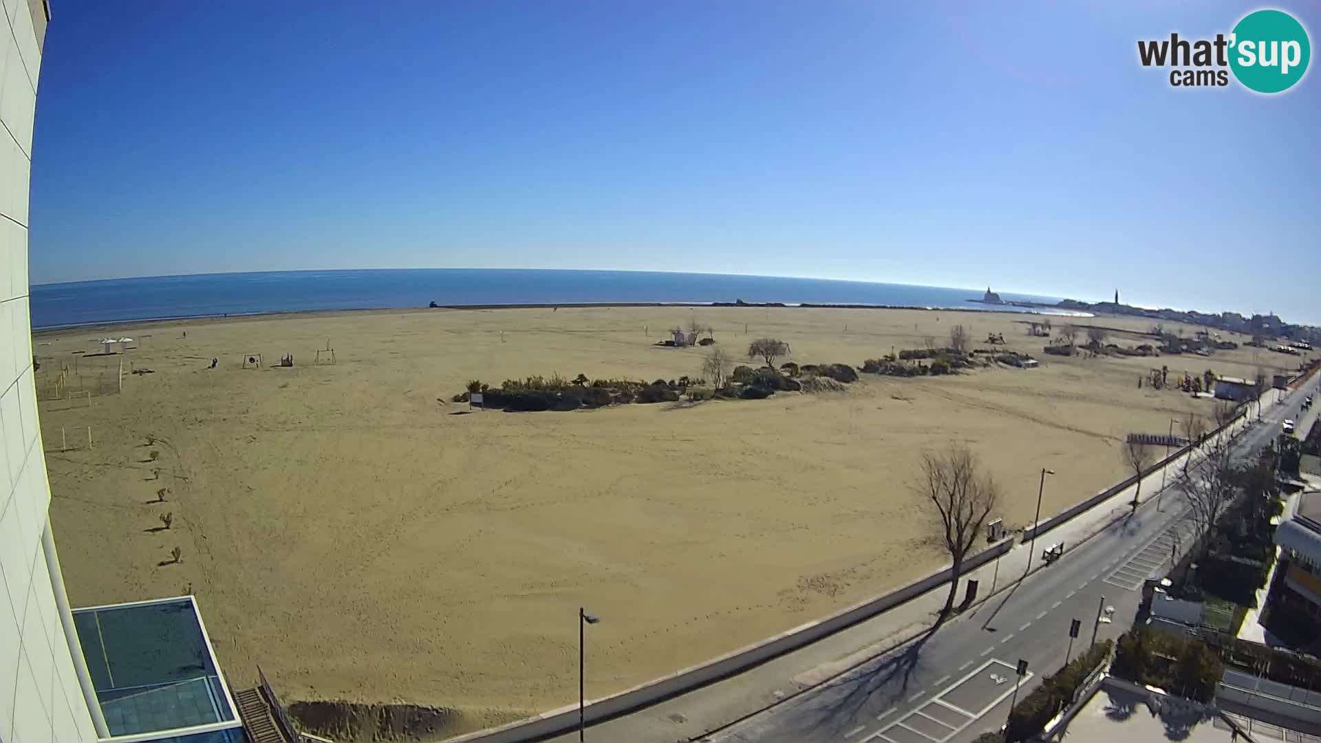 Hotel Panoramic u živo Caorle plaža Levante web kamera – Italija