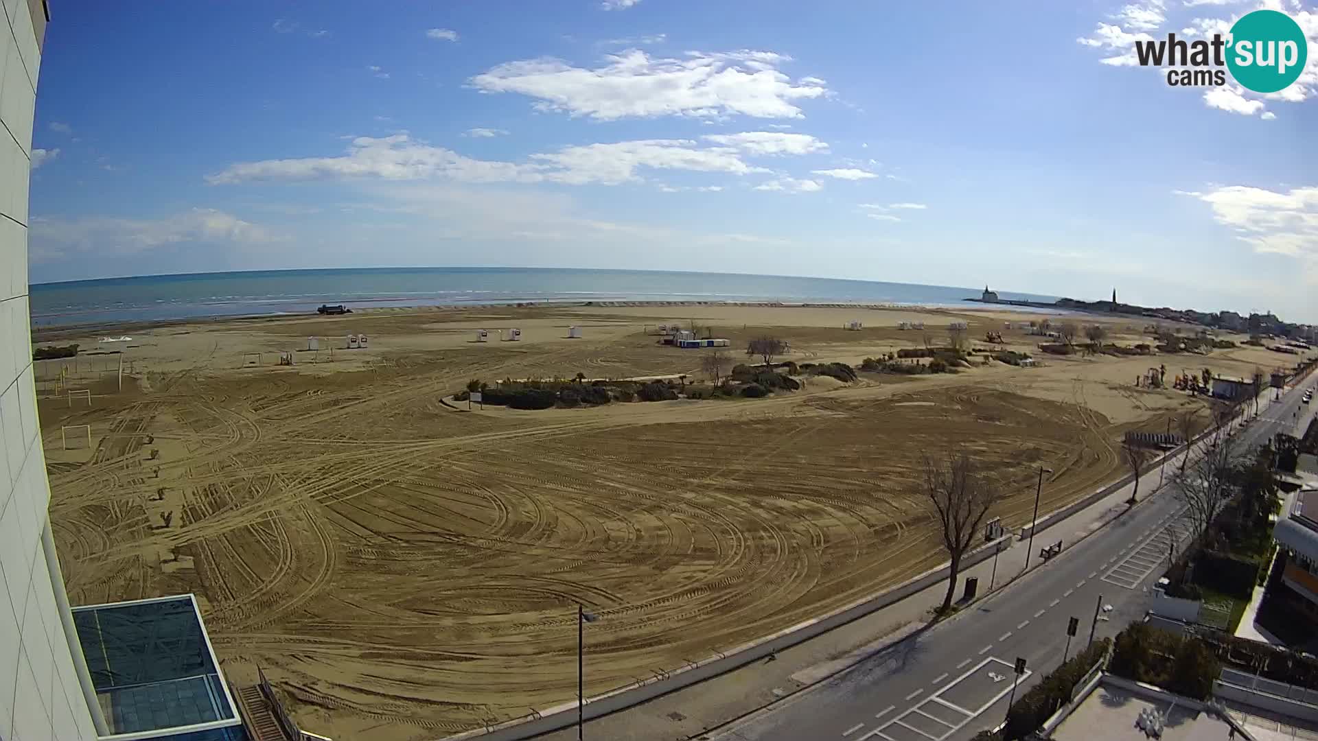 Hotel Panoramic dal vivo Caorle spiaggia Levante webcam