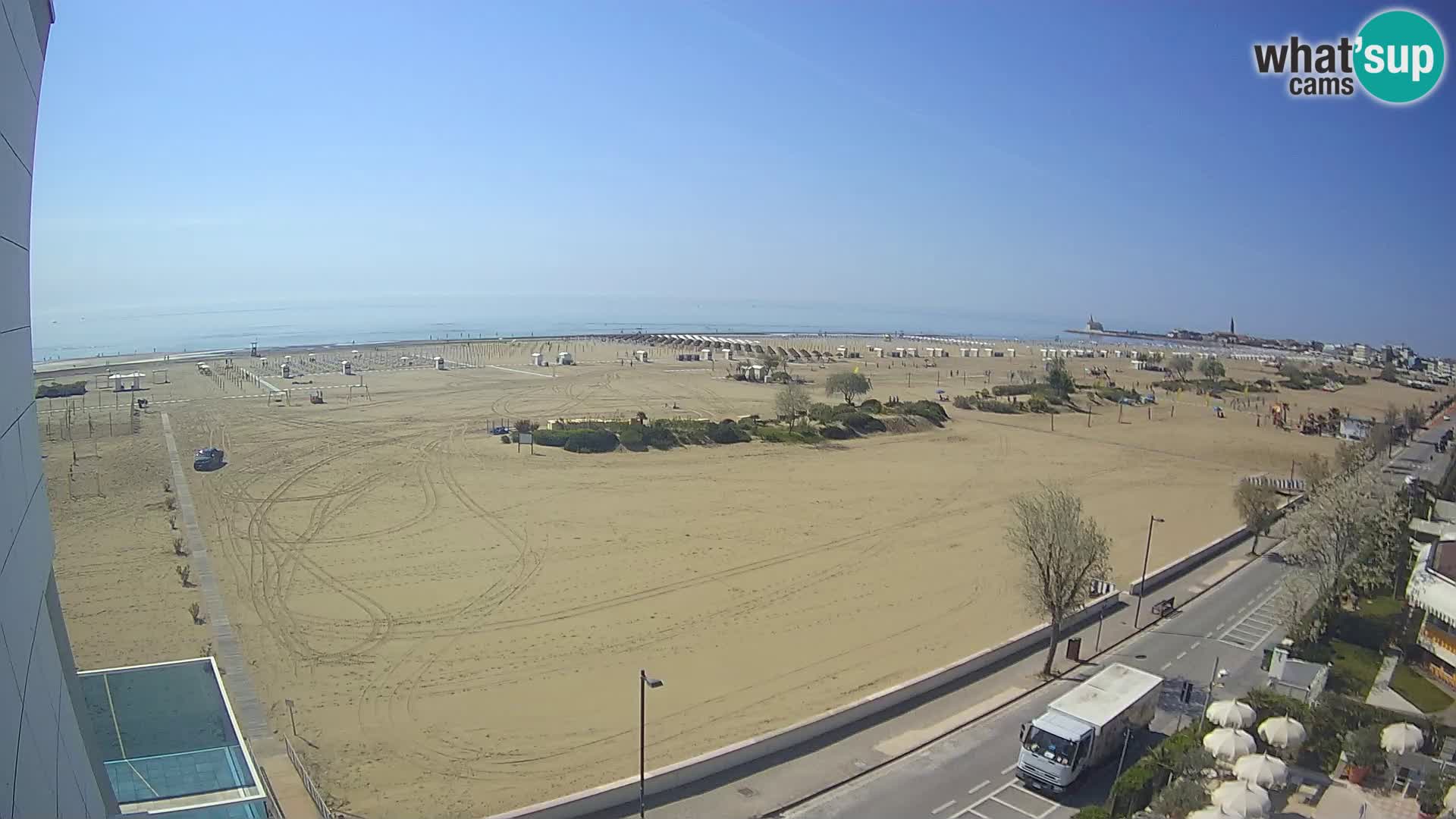 Hotel Panoramic Live view Caorle beach Levante webcam – Italy