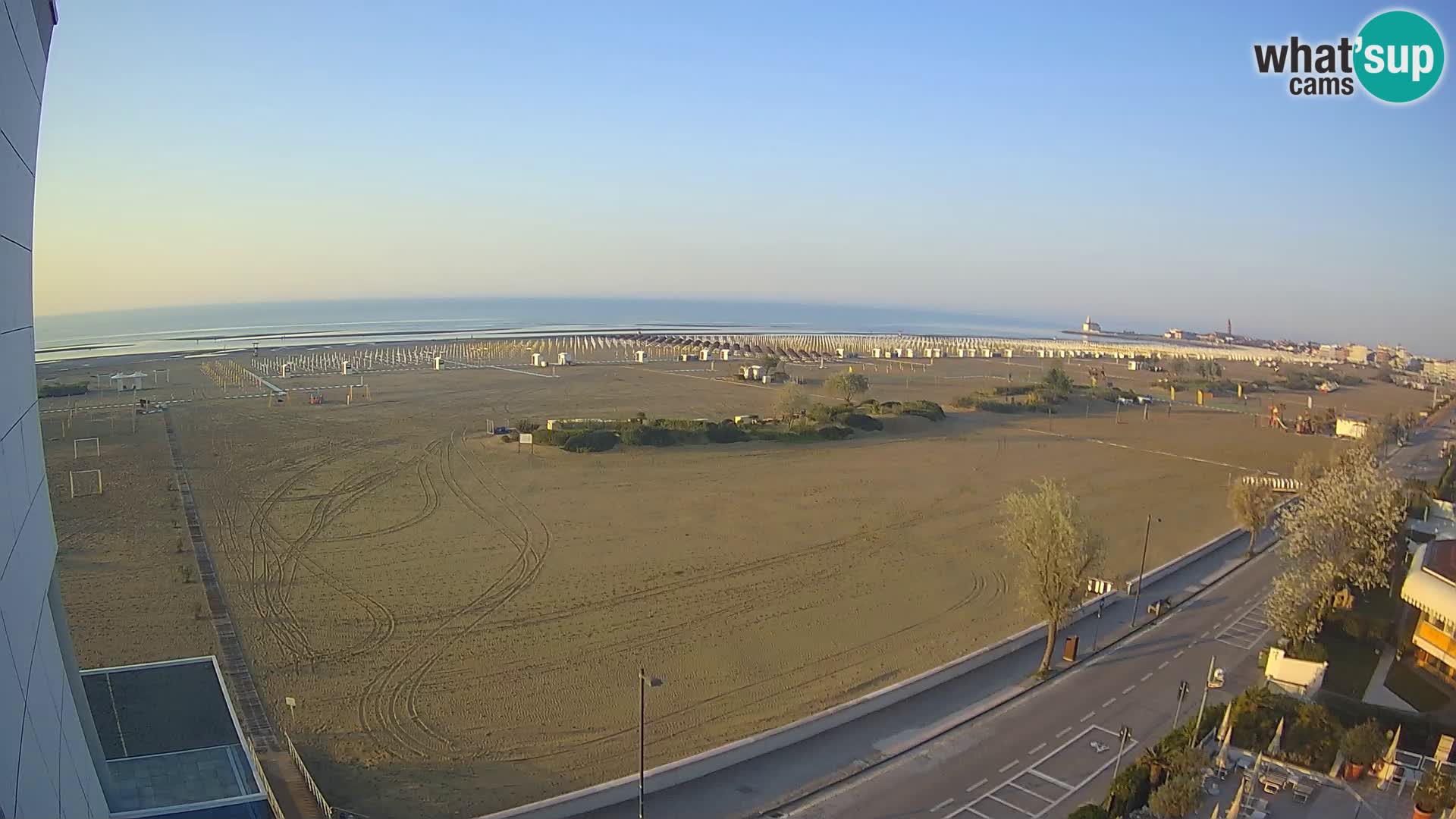 Hotel Panoramic dal vivo Caorle spiaggia Levante webcam
