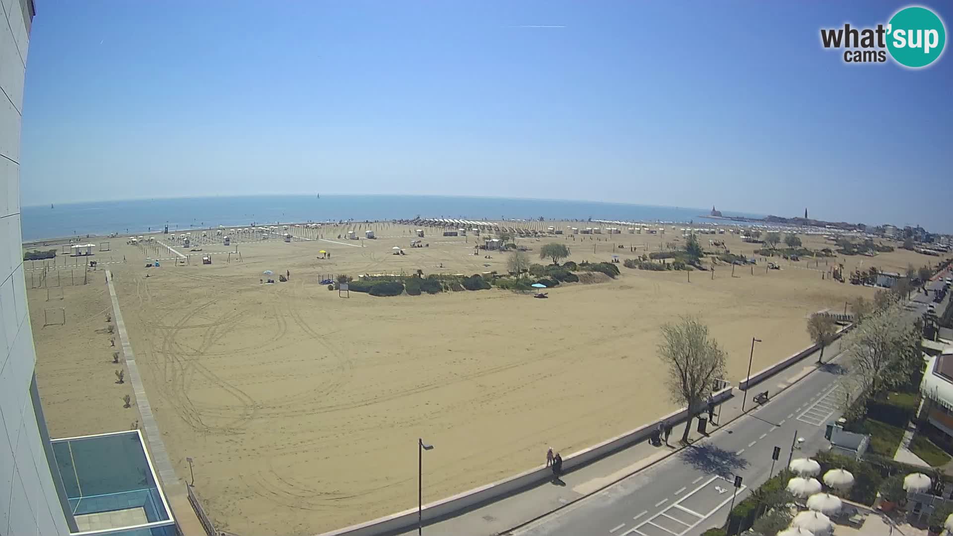 Hotel Panoramic dal vivo Caorle spiaggia Levante webcam