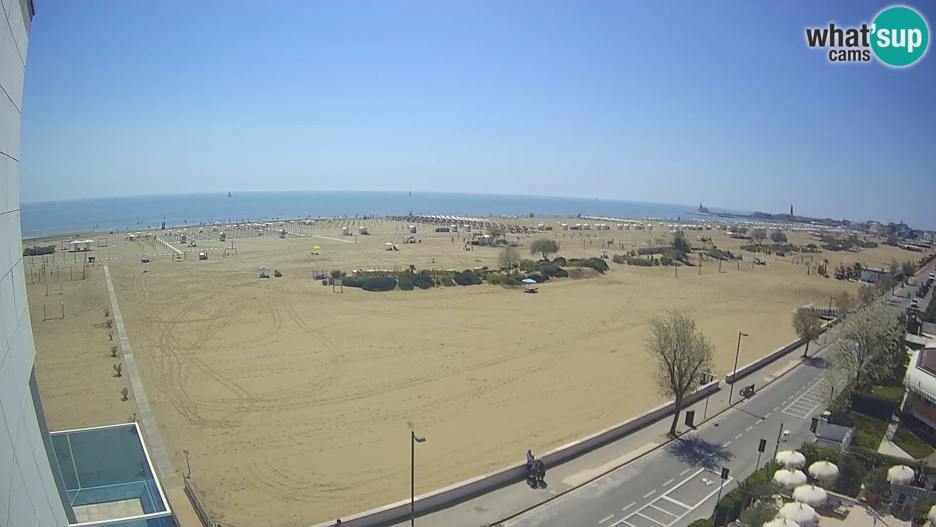 Hotel Panoramic u živo Caorle plaža Levante web kamera – Italija