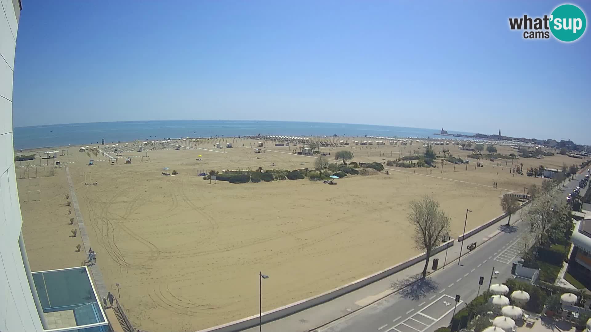 Hotel Panoramic dal vivo Caorle spiaggia Levante webcam