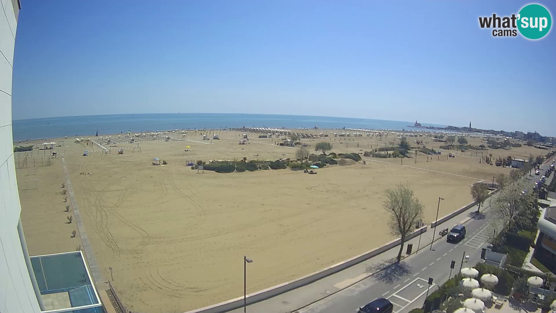 Hotel Panoramic Live view Caorle beach Levante webcam – Italy