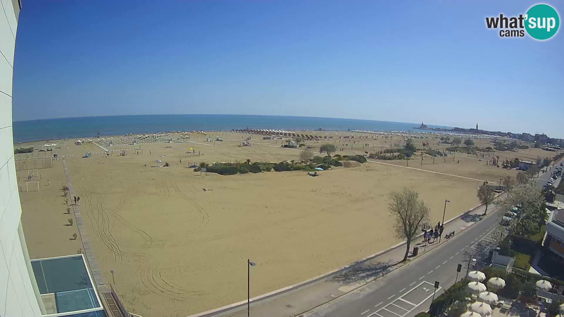 Hotel Panoramic dal vivo Caorle spiaggia Levante webcam
