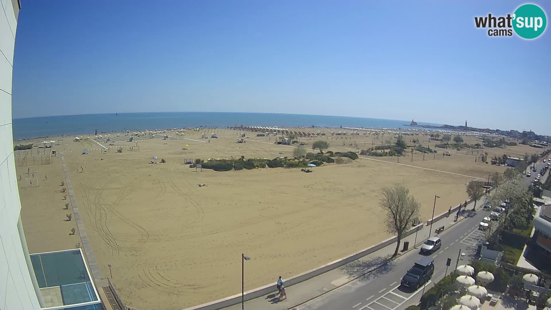 Hotel Panoramic dal vivo Caorle spiaggia Levante webcam