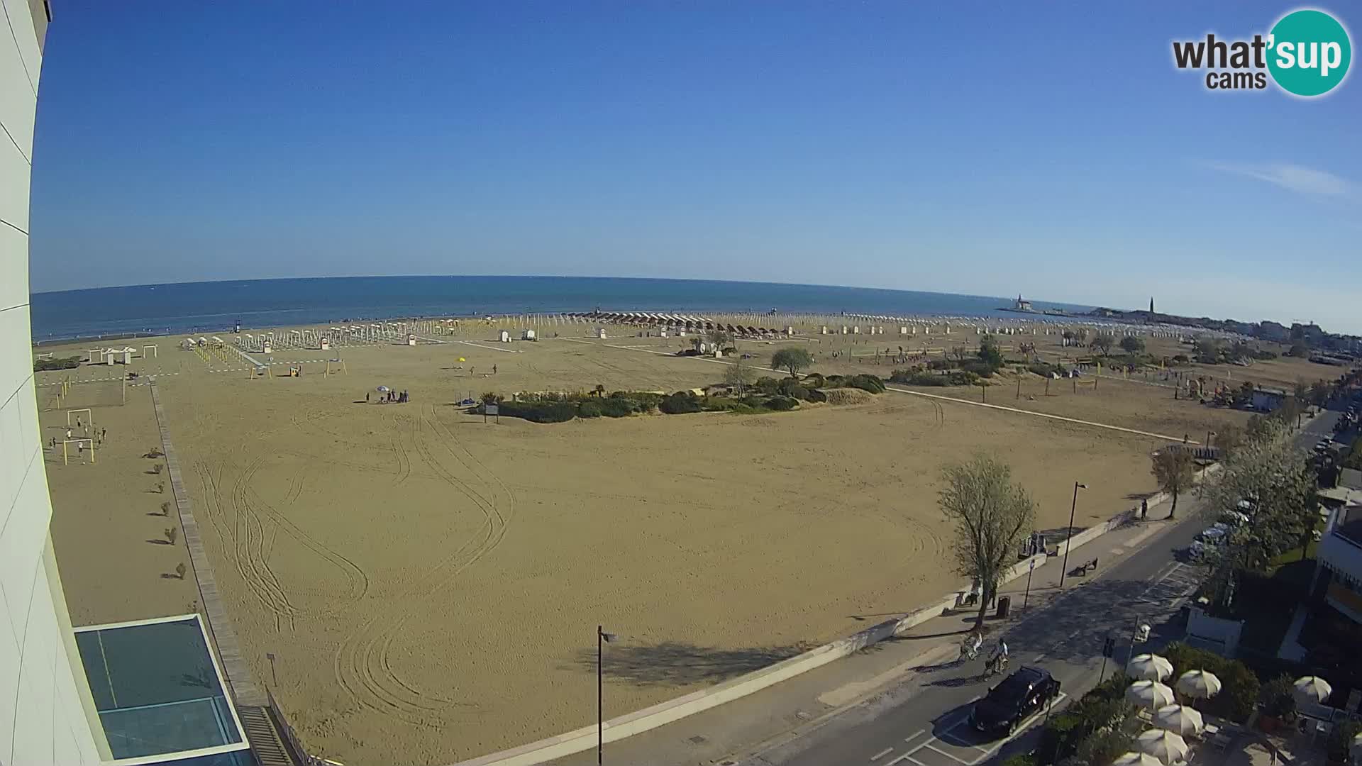 Hotel Panoramic u živo Caorle plaža Levante web kamera – Italija