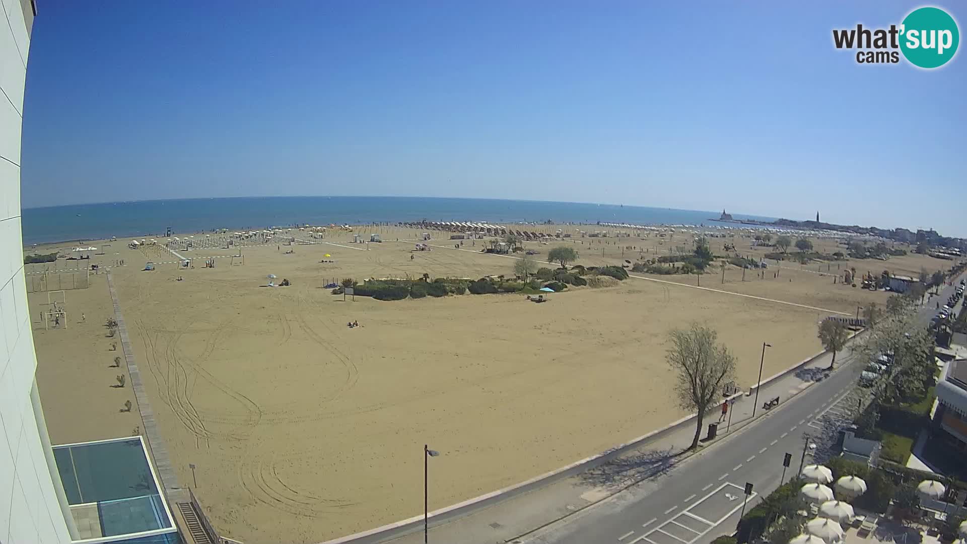 Hotel Panoramic u živo Caorle plaža Levante web kamera – Italija
