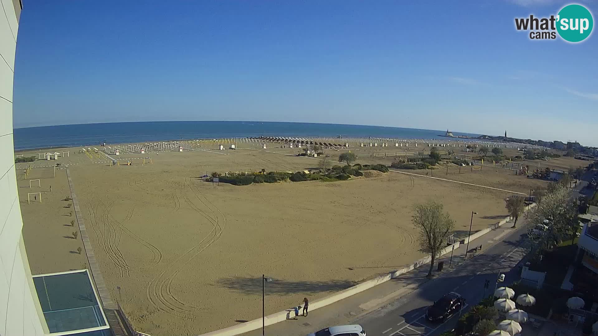 Hotel Panoramic u živo Caorle plaža Levante web kamera – Italija