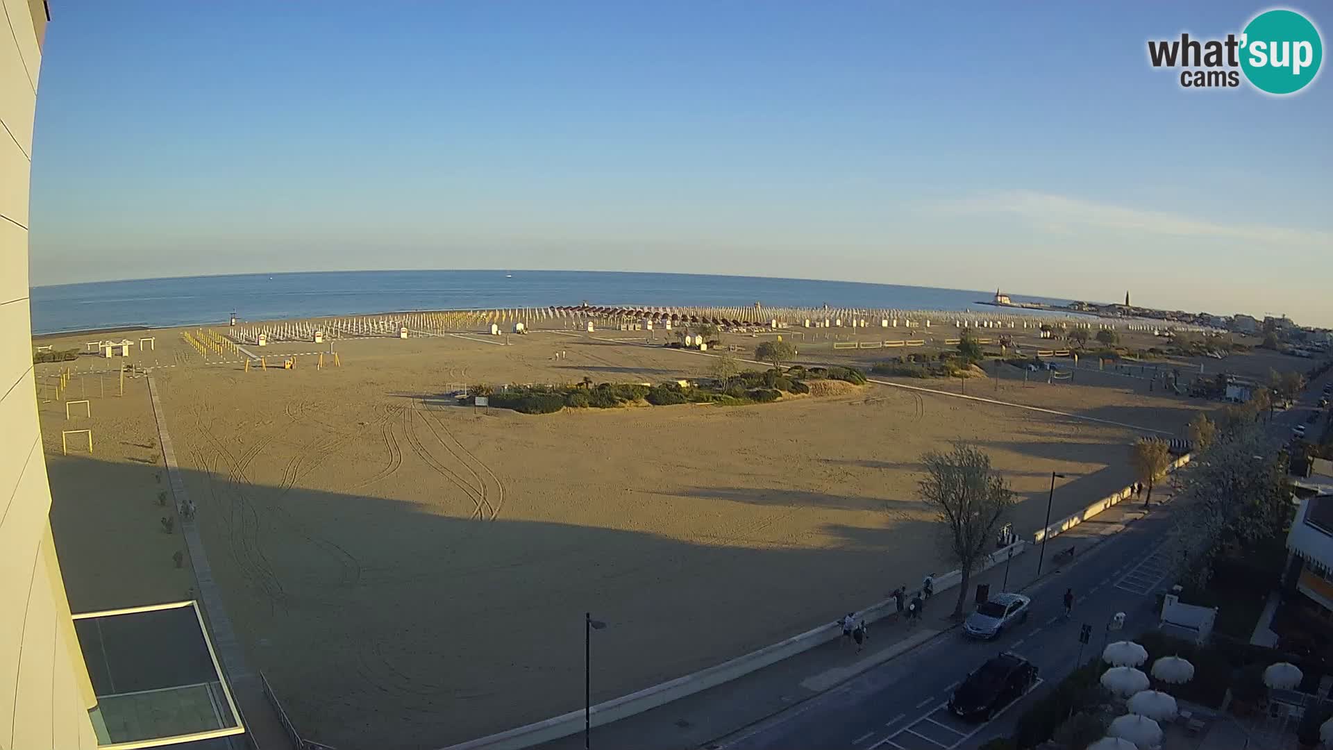 Hotel Panoramic v živo Caorle plaža Levante spletna kamera – Italija