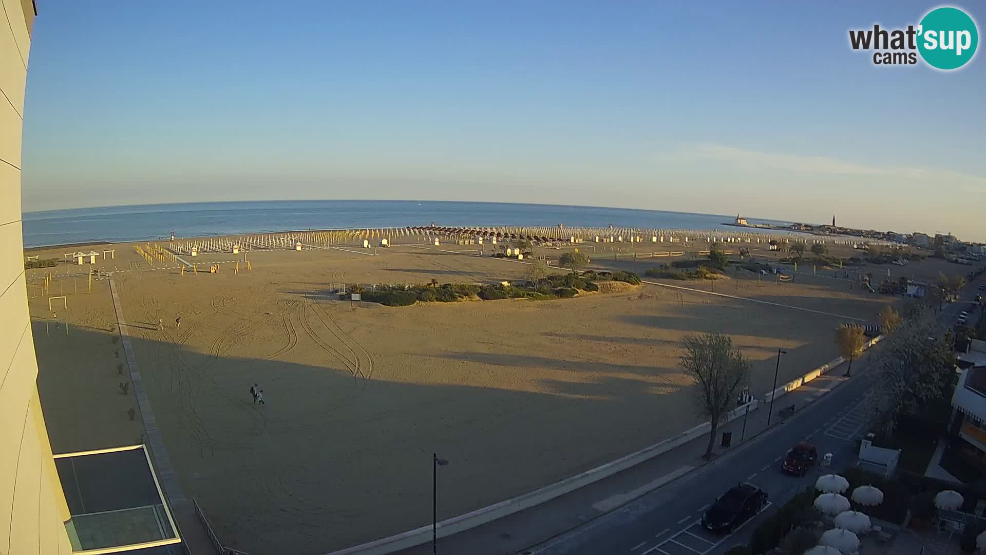 Hotel Panoramic v živo Caorle plaža Levante spletna kamera – Italija