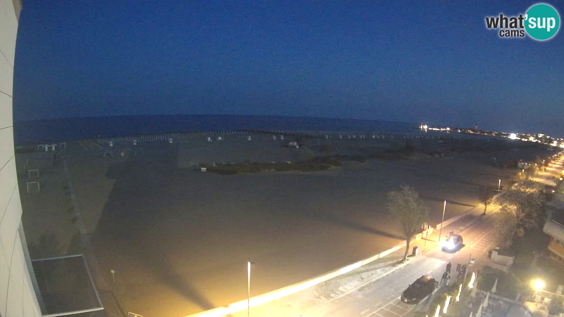 Hotel Panoramic v živo Caorle plaža Levante spletna kamera – Italija