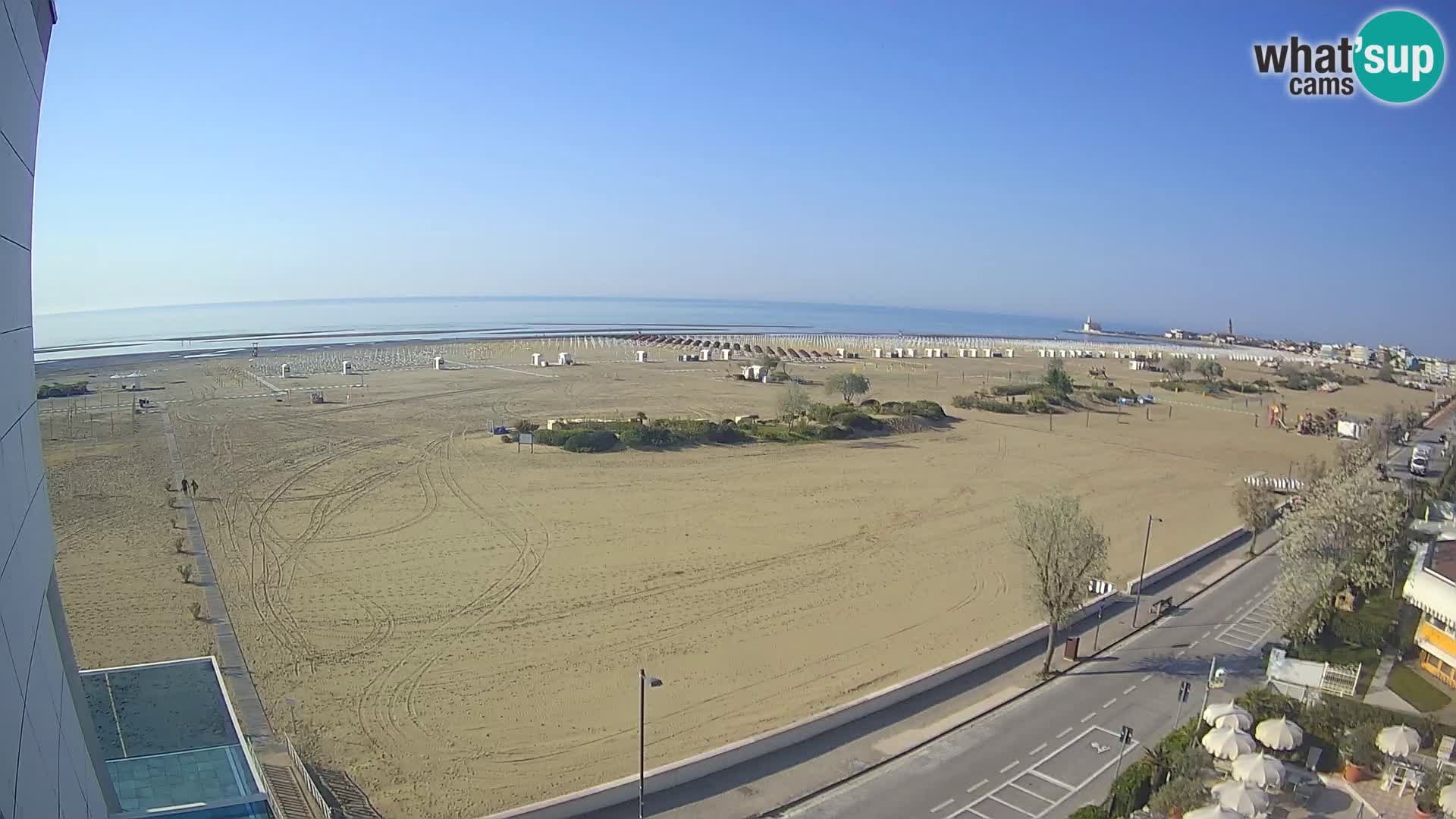 Hotel Panoramic u živo Caorle plaža Levante web kamera – Italija