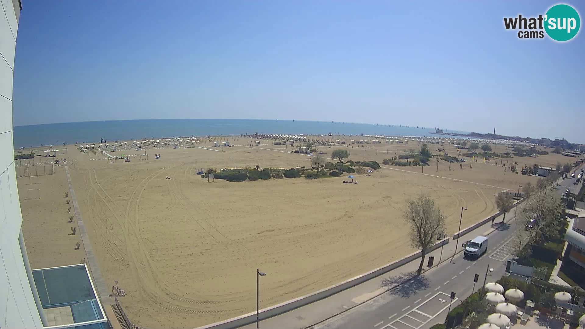 Hotel Panoramic Live view Caorle beach Levante webcam – Italy