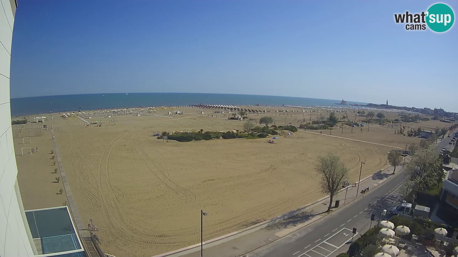 Hotel Panoramic dal vivo Caorle spiaggia Levante webcam