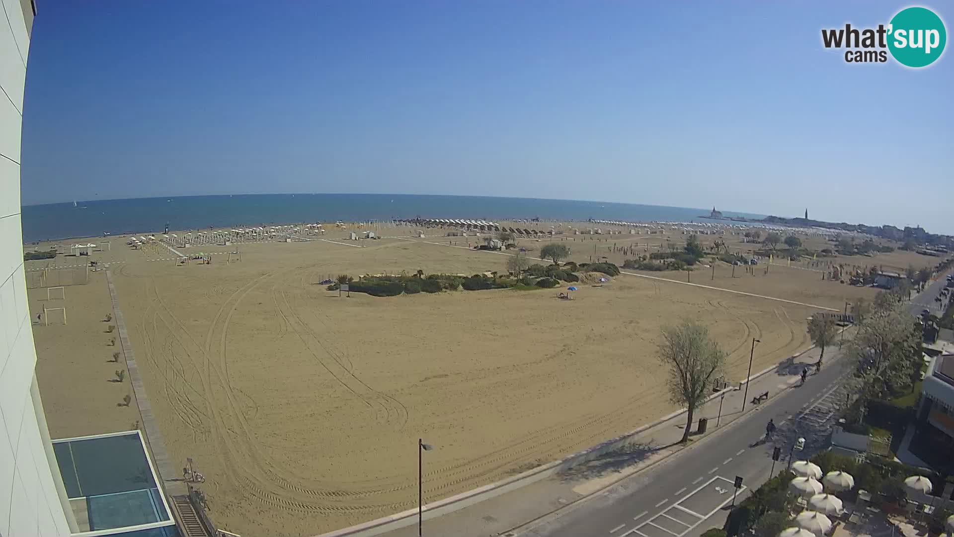 Hotel Panoramic u živo Caorle plaža Levante web kamera – Italija