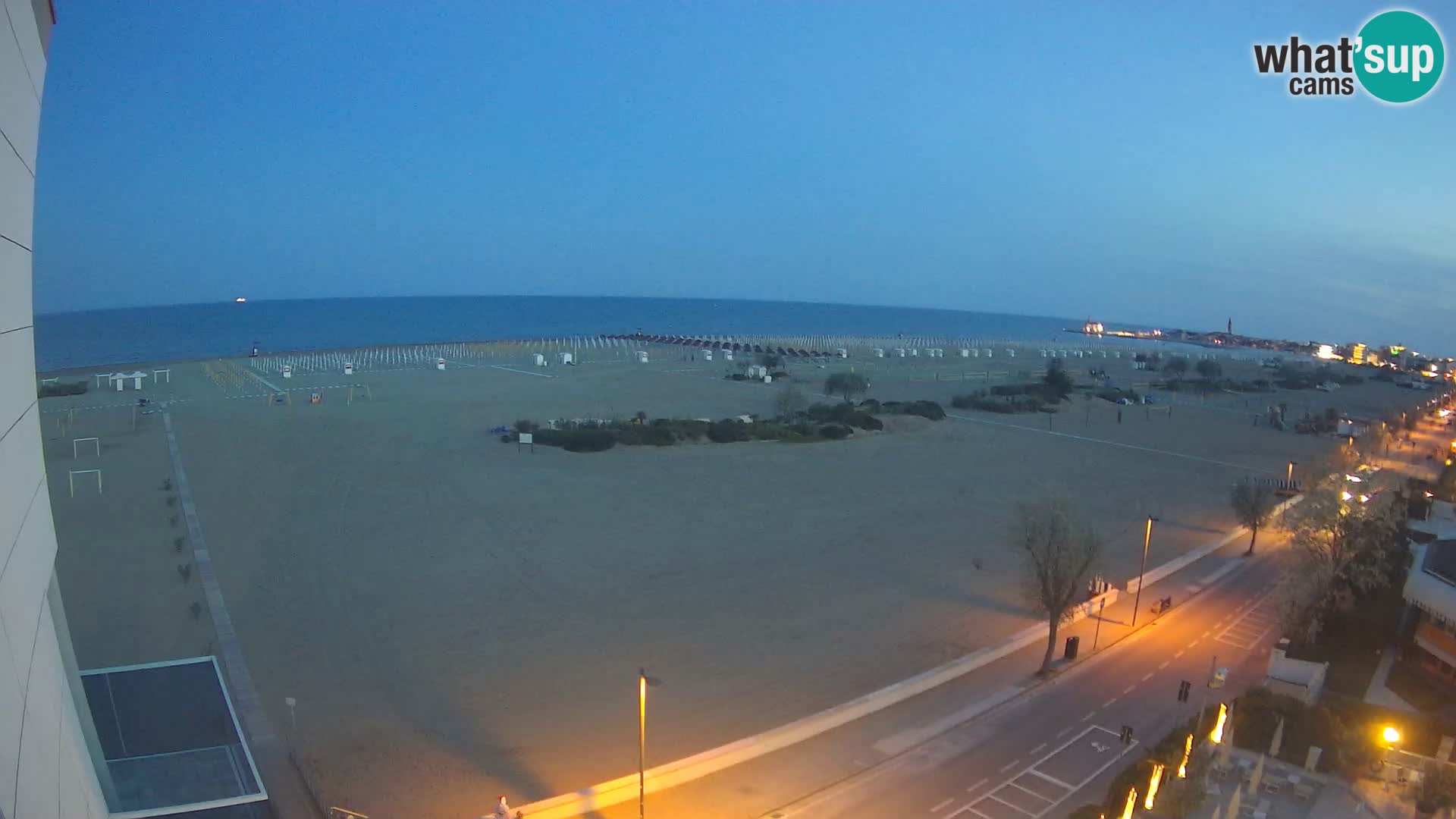 Hotel Panoramic v živo Caorle plaža Levante spletna kamera – Italija